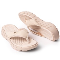 Price Shoes Sandalia Plana para Mujer 622215007NUDE