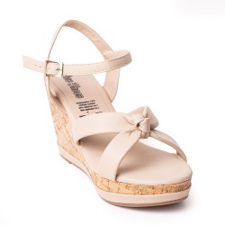 Price Shoes Sandalia Plataforma para Mujer 462JC016BEIGE