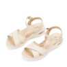 Price Shoes Sandalia Confort para Mujer 0227183-103CREMA