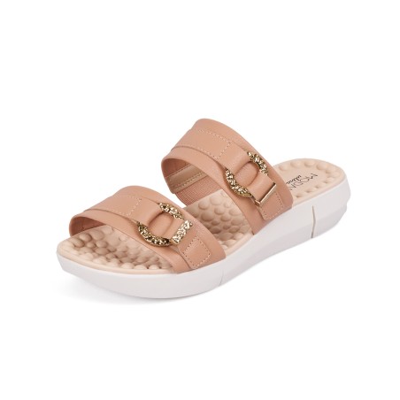 Price Shoes Sandalia Confort para Mujer 0227142-142NUDE
