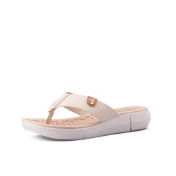 Price Shoes Sandalia Playera para Mujer 0227142-106-1CREMA