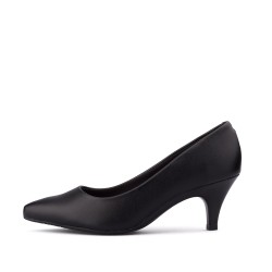 Price Shoes Tacon Puntudo para Mujer 0224076-1350-1NEGRO