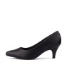 Price Shoes Tacon Puntudo para Mujer 0224076-1350-1NEGRO