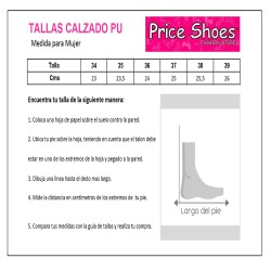 Price Shoes Tenis Casual Mujer 702Pu11W11Negro