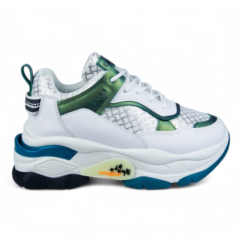 Price Shoes Tenis Moda Mujer 622F4VERDE