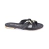 Priceshoes Sandalias Planas Para Mujeres 402408Negro