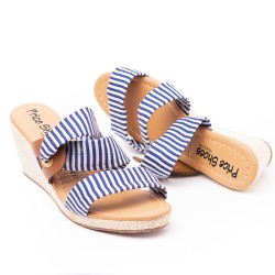 Price Shoes Plataformas para Mujer 692A140AZUL