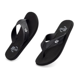 Sky Walk Sandalia Plana para Hombre 6631372260-100NEGRO