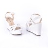 Priceshoes Plataformas Moda Mujeres 882YULICABLANCO
