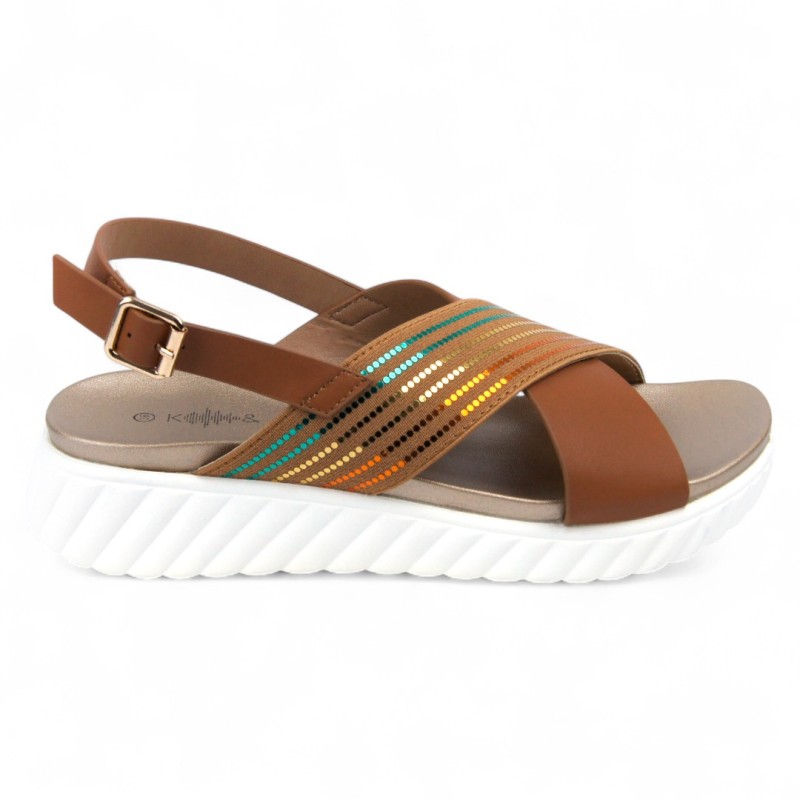 Price Shoes Sandalia Confort Mujer 622B6J7303TIERRA