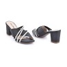 Price Shoes Tacon bajo Elegante Mujer 962CR86NEGRO