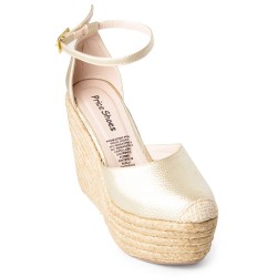 Price shoes Plataforma en yute Mujer 962CR111DORADO