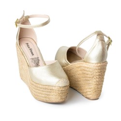 Price shoes Plataforma en yute Mujer 962CR111DORADO