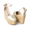 Price shoes Plataforma en yute Mujer 962CR111DORADO