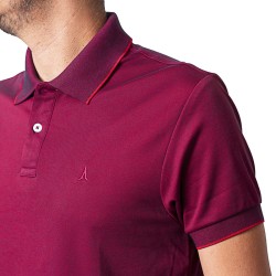 Sky Walk Camiseta Tipo Polo Para Hombre 7731140100D1VINO