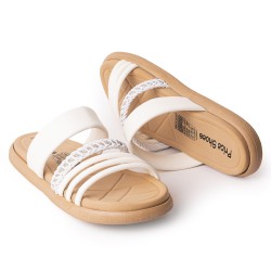 Price Shoes Sandalias Confort para Mujer 412F-010TALCO