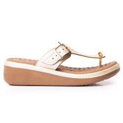 Price Shoes Sandalias Confort para Mujer 6925694CHAMPANA