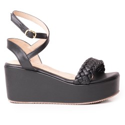Price Shoes Plataforma para Mujer 9521255NEGRO