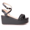 Price Shoes Plataforma para Mujer 9521255NEGRO