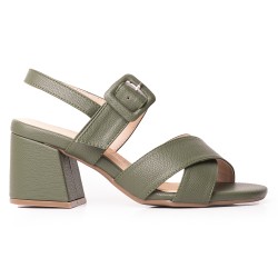 Price Shoes Tacones Moda para Mujer 952L-44OLIVA