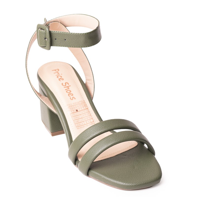 Price Shoes Tacones para Mujer 952A-68OLIVA