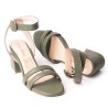 Price Shoes Tacones para Mujer 952A-68OLIVA