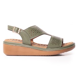 Price Shoes Sandalias Confort para Mujer 6925456OLIVA