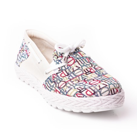 Priceshoes Zapatos Casual tipo mocasin para Mujer 452200BLANCO