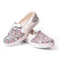 Priceshoes Zapatos Casual tipo mocasin para Mujer 452200BLANCO
