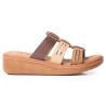 Price Shoes Sandalias Confort para Mujer 6925198TIERRA