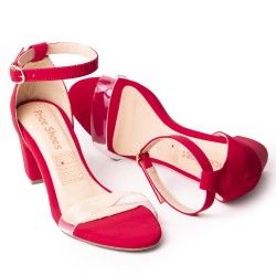 Price Shoes Tacones Moda para Mujer 952J-02ROJO