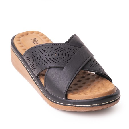 Price Shoes Sandalias Confort para Mujer 6925281NEGRO