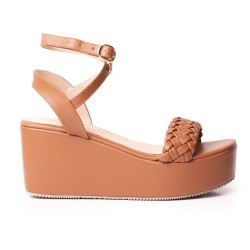 Price Shoes Plataforma para Mujer 9521255MIEL