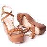 Price Shoes Plataforma para Mujer 9521255MIEL