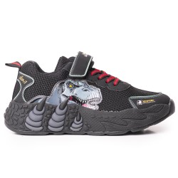 Price Shoes Tenis Infantiles con Luces para Niños 204GKNOGR25-DNEGRO