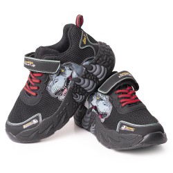 Price Shoes Tenis Infantiles con Luces para Niños 204GKNOGR25-DNEGRO