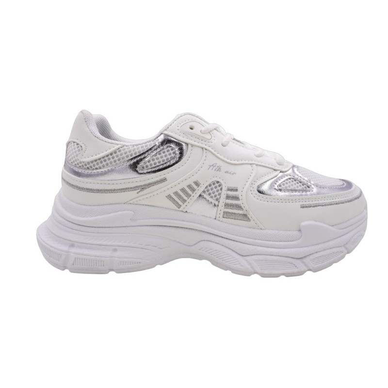 Price Shoes Tenis Moda para Mujer 942SALLYBLANCO
