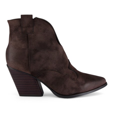 Price shoes Bota Botin texana Mujer 62271271CAFE