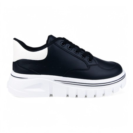 Price Shoes Tenis Moda Mujer 622KAN1012NEGRO
