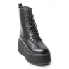 Bota negra con plataforma para mujer 622MJ1636-F1330NEGRO