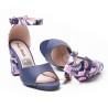 Priceshoes Sandalias Tacon para Dama 972070-2AZUL