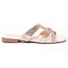 Price Shoes Sandalia Plana para Mujer brillante 272HV30ROSADO