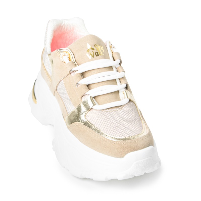 Price Shoes Tenis Moda Mujeres 352SPAINCHAMPANA