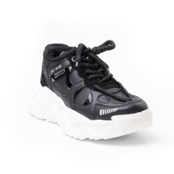 Price Shoes Tenis Moda Mujer 102024NEGRO