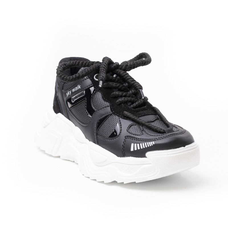 Price Shoes Tenis Moda Mujer 102024NEGRO