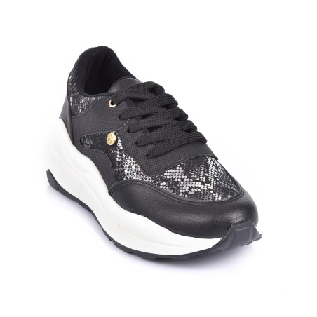 Price Shoes Tenis Moda Mujeres 282M467NEGRO