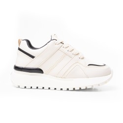 Price Shoes Tenis Casual Para Mujer822591BEIGE