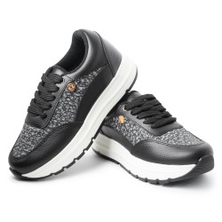 Price Shoes Tenis Casual Moda Mujer 282M493NEGRO