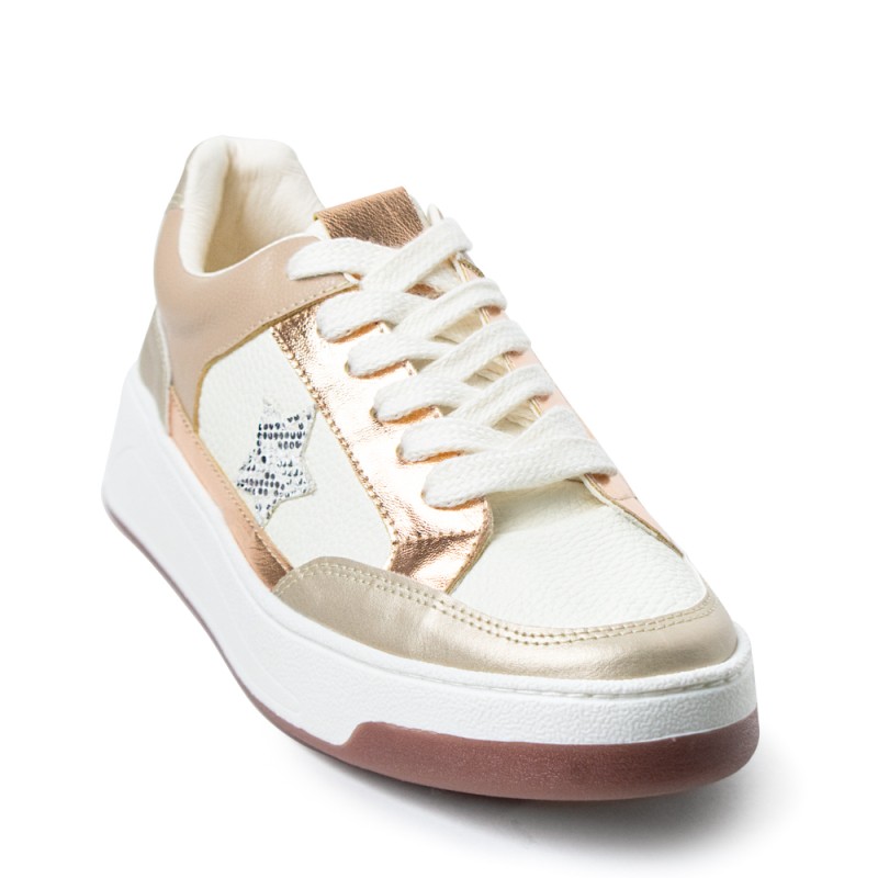 Price Shoes Tenis Moda Mujer 882VS015SKBEIGE