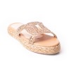 Price Shoes Sandalia Plana Para Mujer brillantes 312GEORGINACHAMPANA